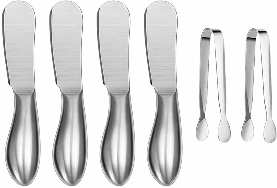 6-Piece Elegant Cheese & Butter Knife Set