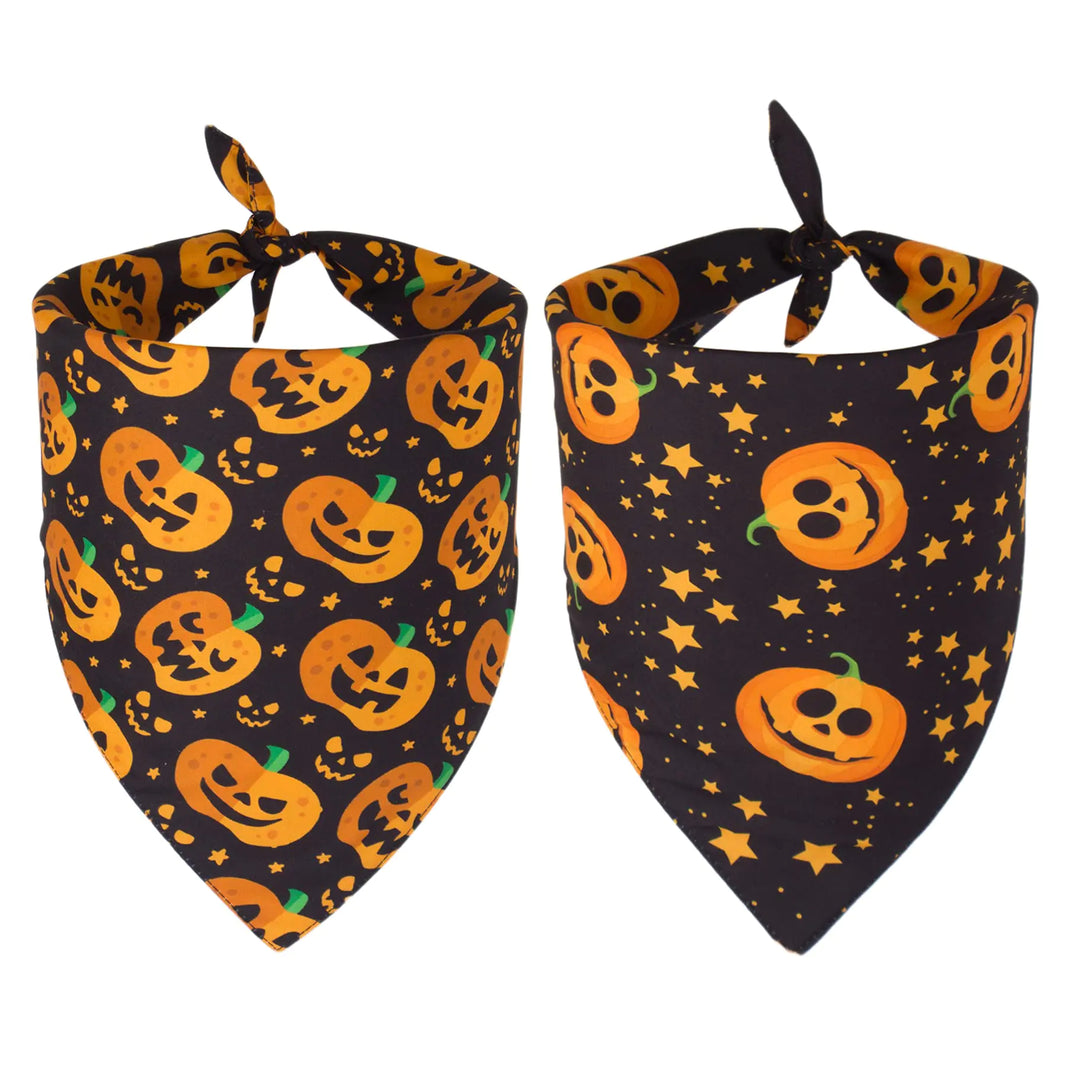 Pumpkin Pooch Bandanas 2-Pack