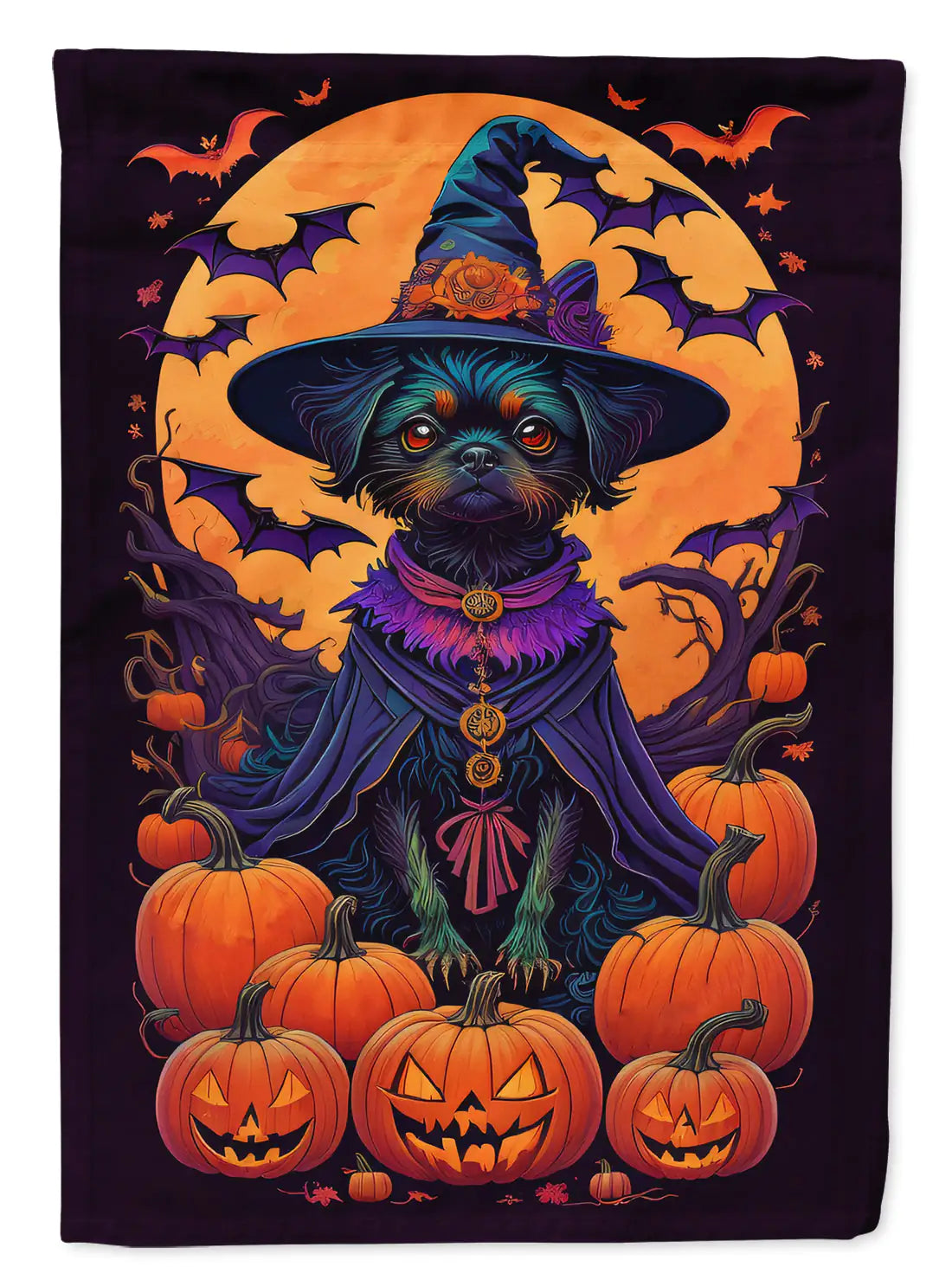 Affenpinscher Magic Night Flag