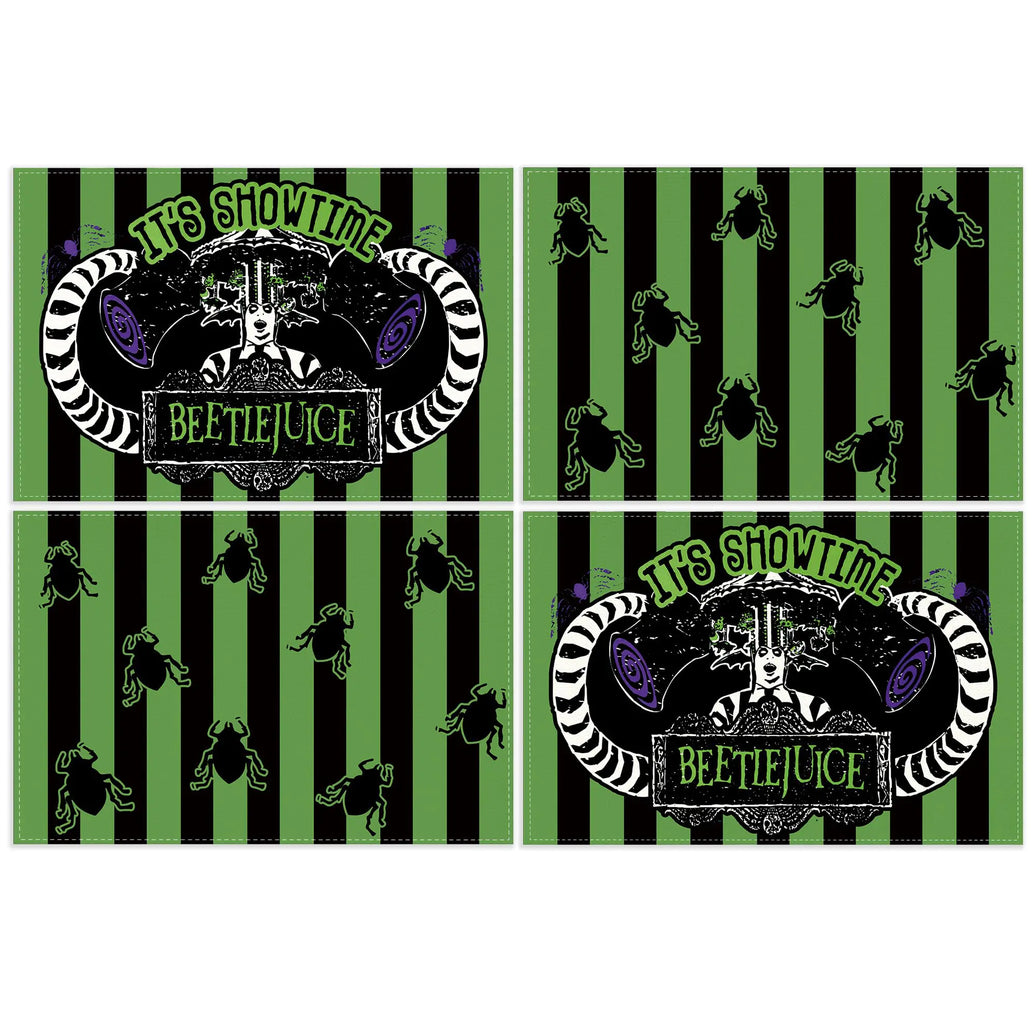 Halloween Decorations Halloween Placemats Set of 4 October 31 Table Mats Horror Classic Movie Decor Halloween Decorations for Home Party