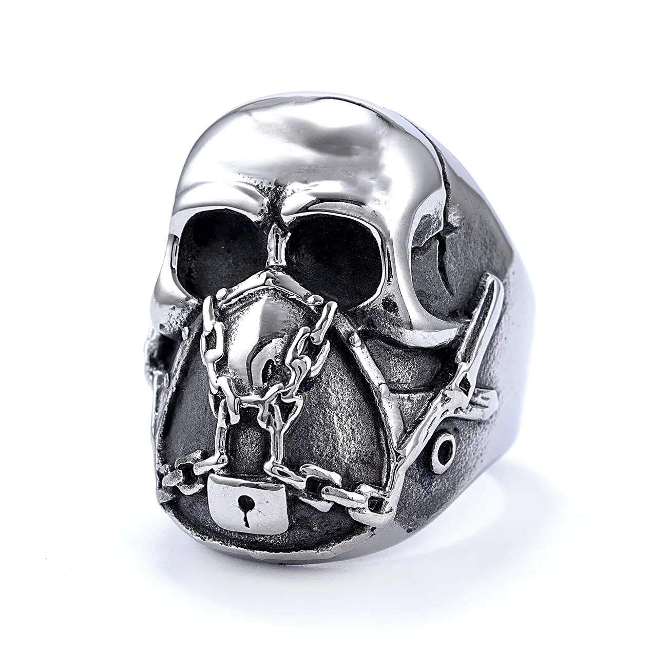 Skull Emblem Unisex Fashion Ring