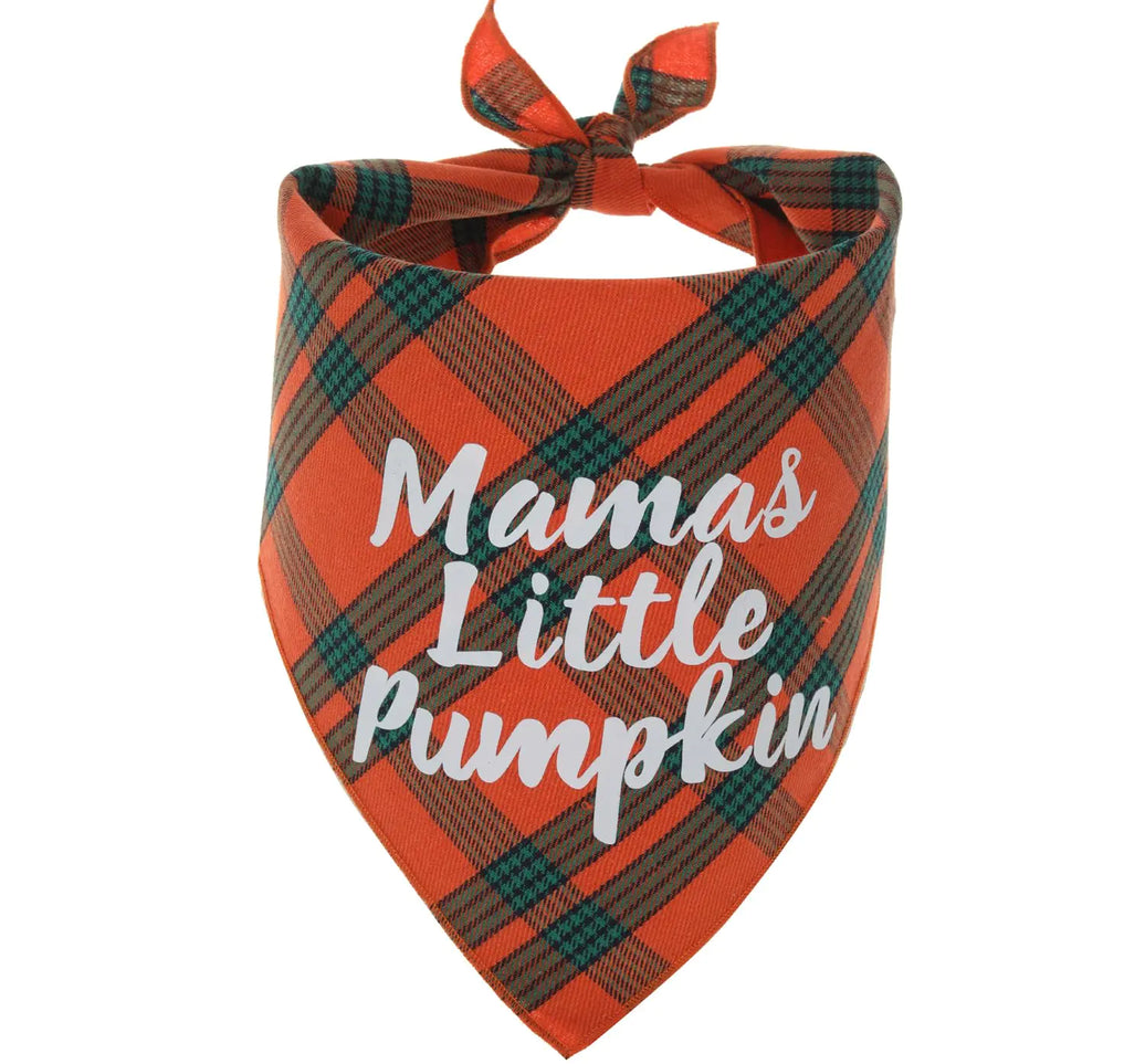 Autumn Plaid Dog Bandana