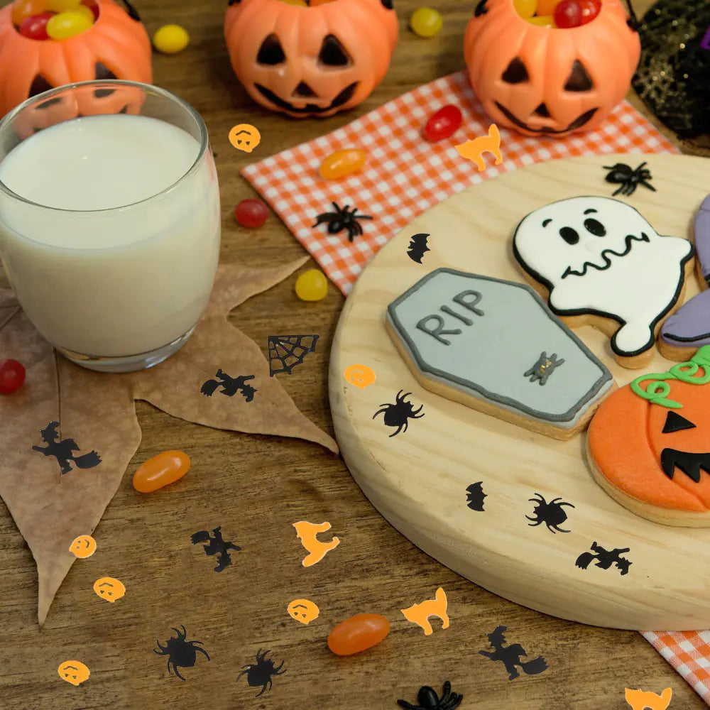 Spooky Pumpkin and Bat Party Decor