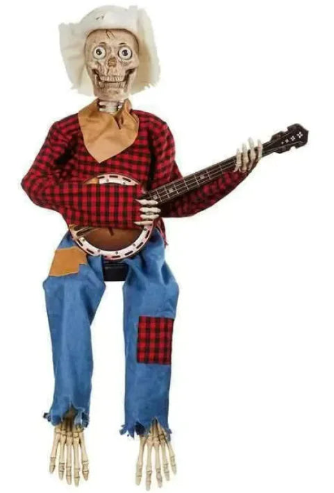 Skeleton Serenade Halloween Decor