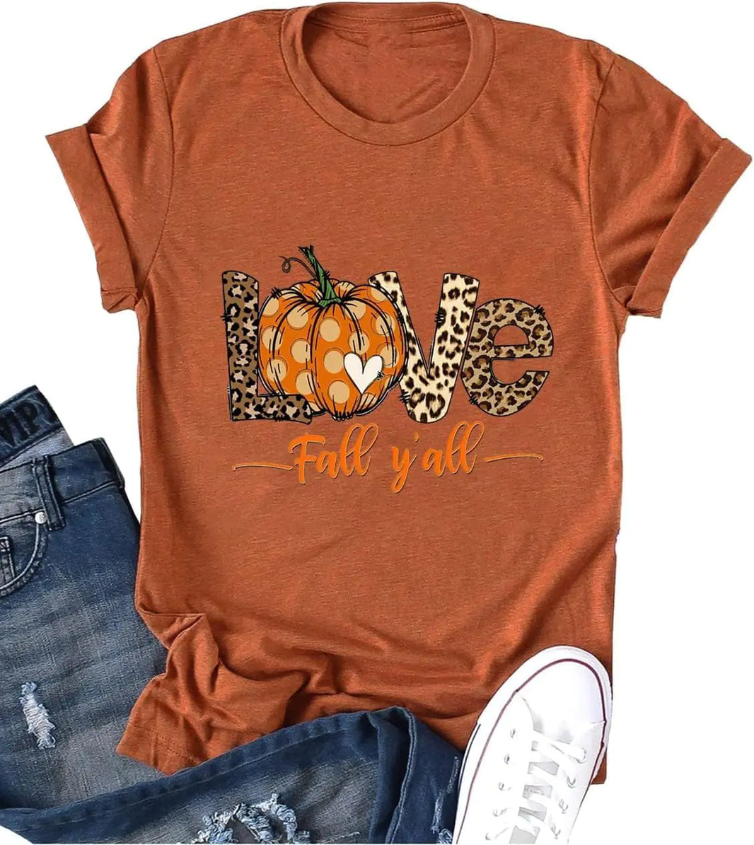 Autumn Vibes Women's Pumpkin Tee