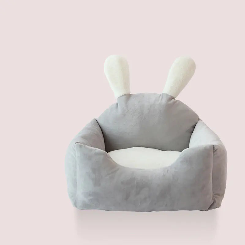 Cozy Haven Pet Nest with Washable Cushion