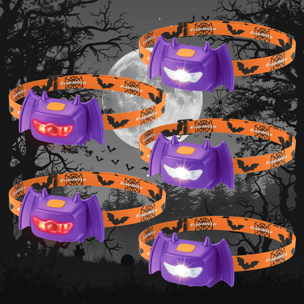 BatNight Halloween Headlamps 5-Pack