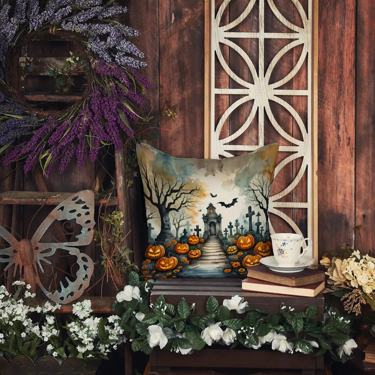 Autumn Fright Night Cushion