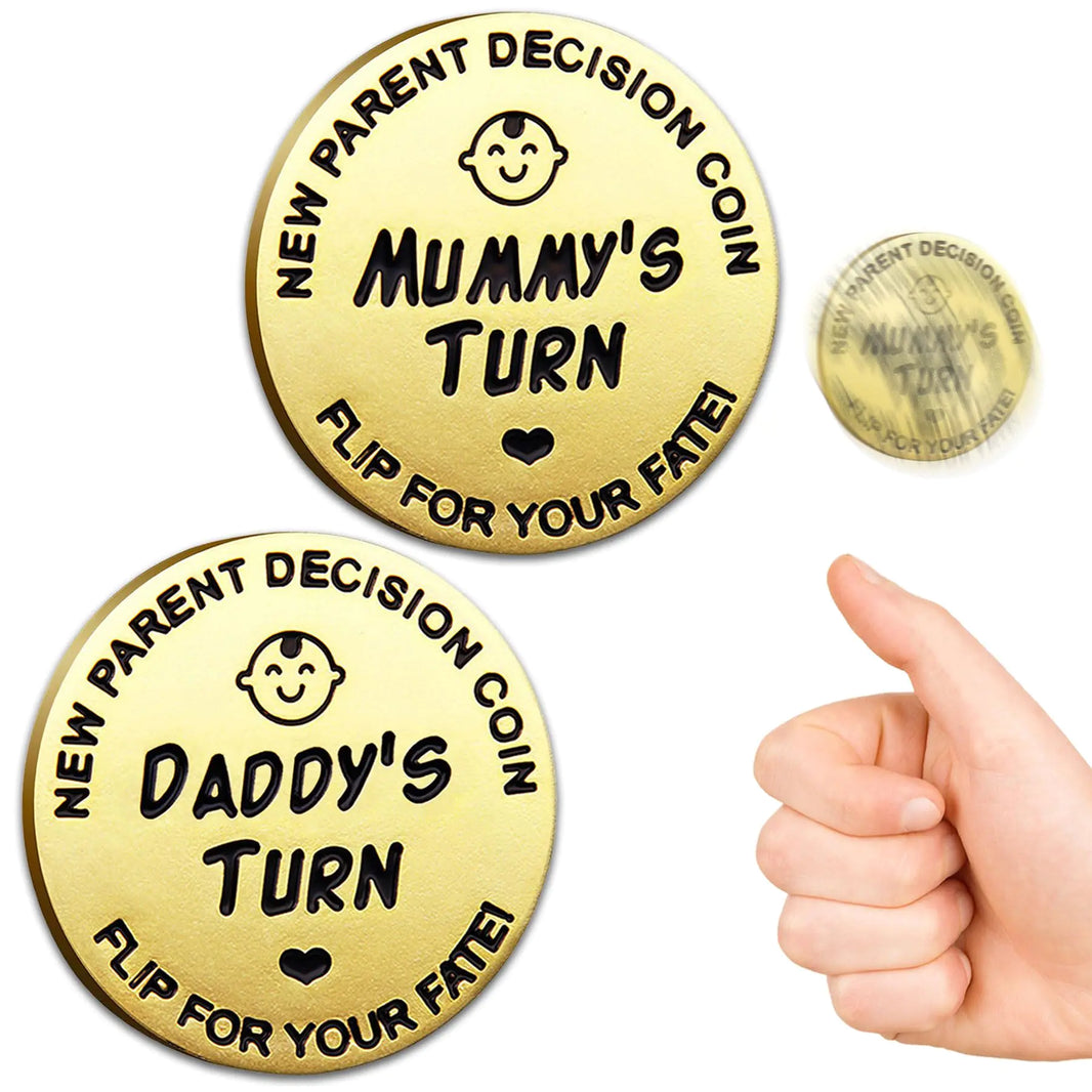 New Parents Fun Decision Coin