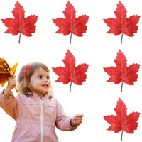 Thanksgiving Maple Alligator Clips