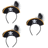 Skull Pirate Headband Trio