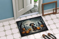 Dachshund Halloween Welcome Mat