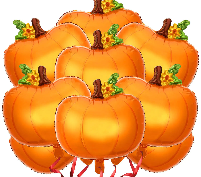 Pumpkin Patch Party Balloons 18pcs - Autumn Festive Decor
