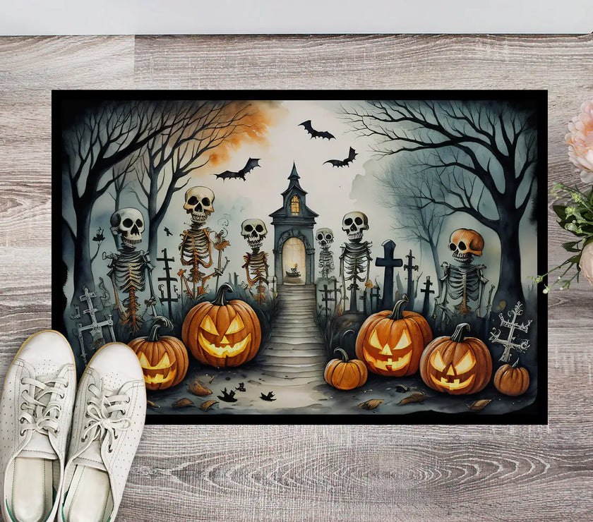 Creepy Welcome Halloween Mat