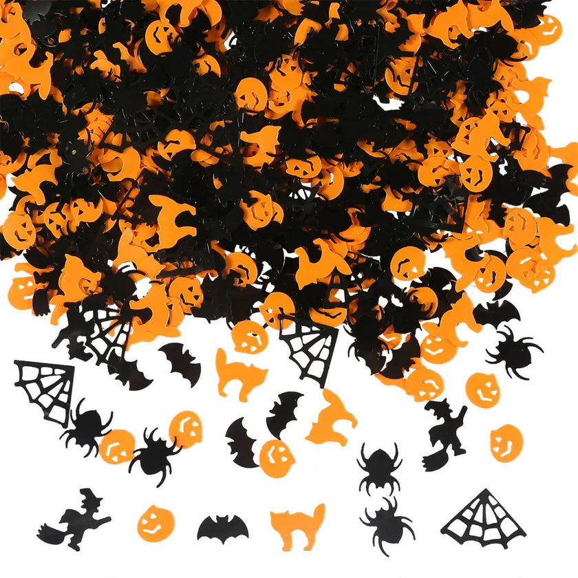 Spooky Pumpkin and Bat Party Decor