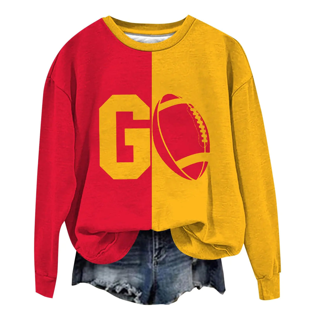 Spooky Cat Graphic Halloween Sweatshirt for Women