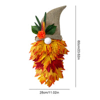 Maple Gnome Fall Festivity Wreath