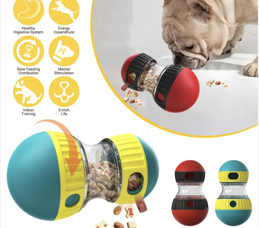 Interactive Food Dispensing Dog Toy Puzzle
