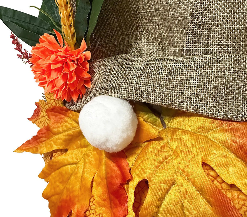Maple Gnome Fall Festivity Wreath