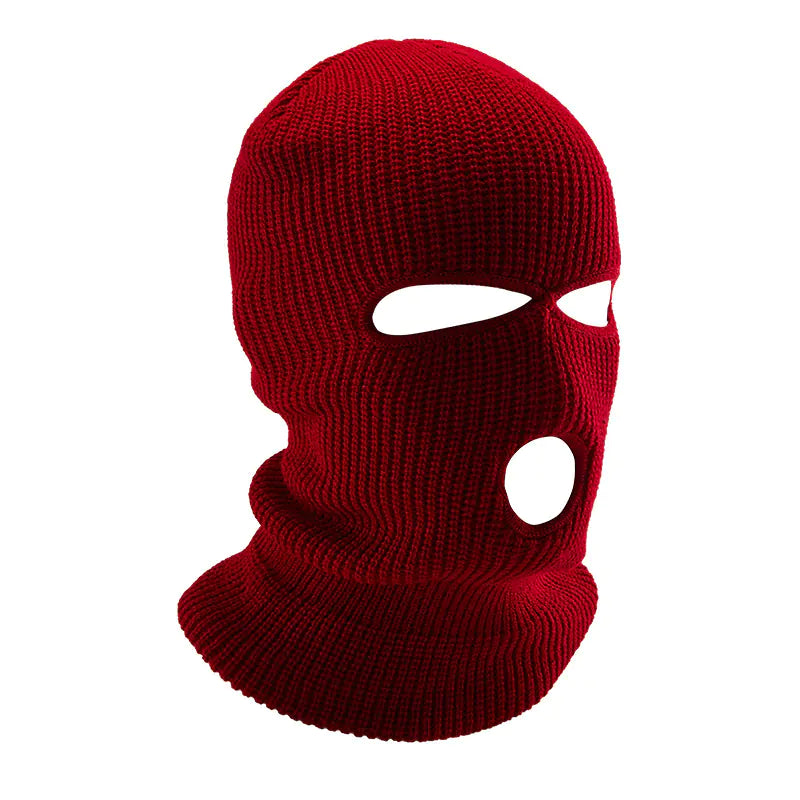Men's Wool Knitted Ski Cold-proof Riding Mask