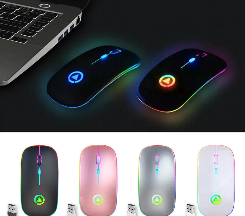 2.4GHz RGB Wireless USB Rechargeable Mouse