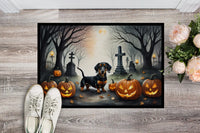Dachshund Halloween Welcome Mat