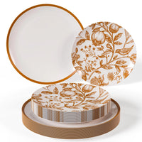 Elegant Pomegranate Party Plates 40-Pc Set