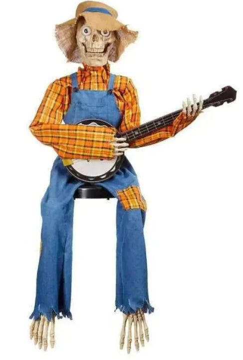 Skeleton Serenade Halloween Decor