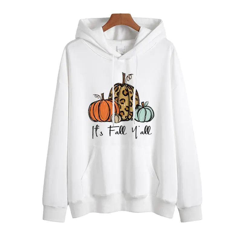 Chic Pumpkin Print Sweater for Women