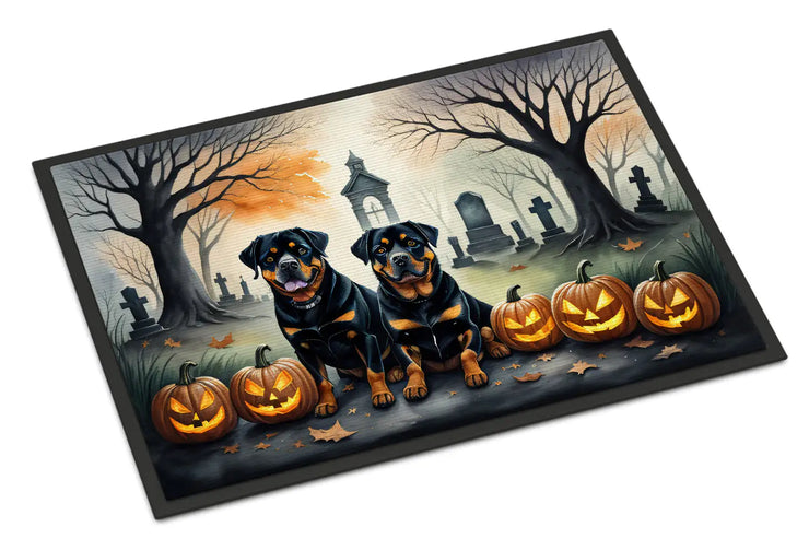 Rottweiler Haunted Entry Mat