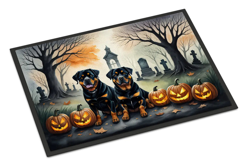 Rottweiler Haunted Entry Mat