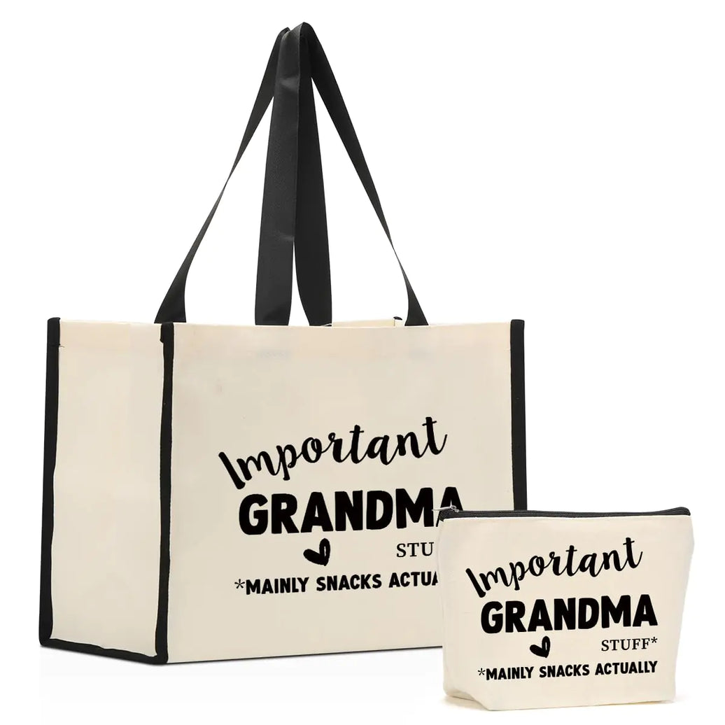 Grandma's All-in-One Tote & Makeup Bag