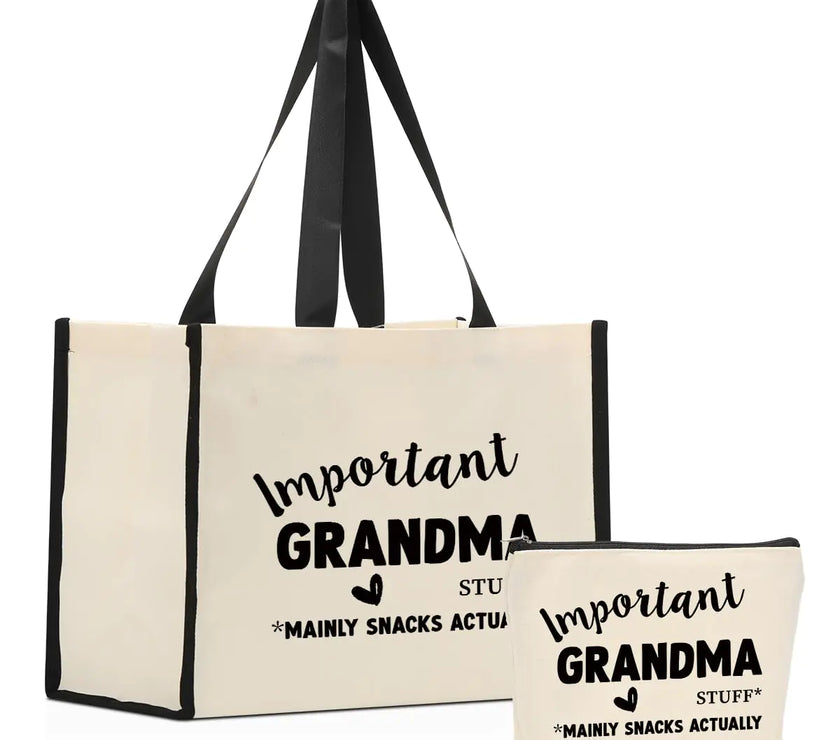 Grandma's All-in-One Tote & Makeup Bag