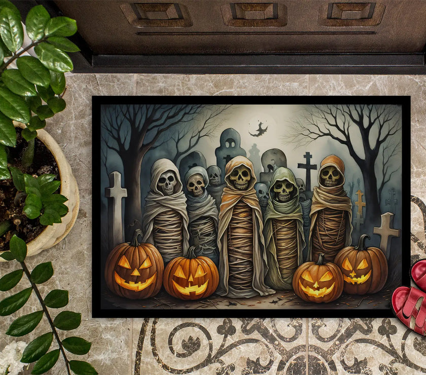 Creepy Welcome Halloween Mat