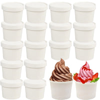 Festive 75-Pack Ice Cream & Soup Bowls with Lids