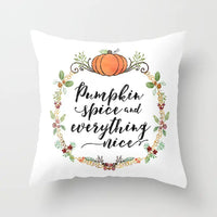 Festive Pumpkin Pillow Cover