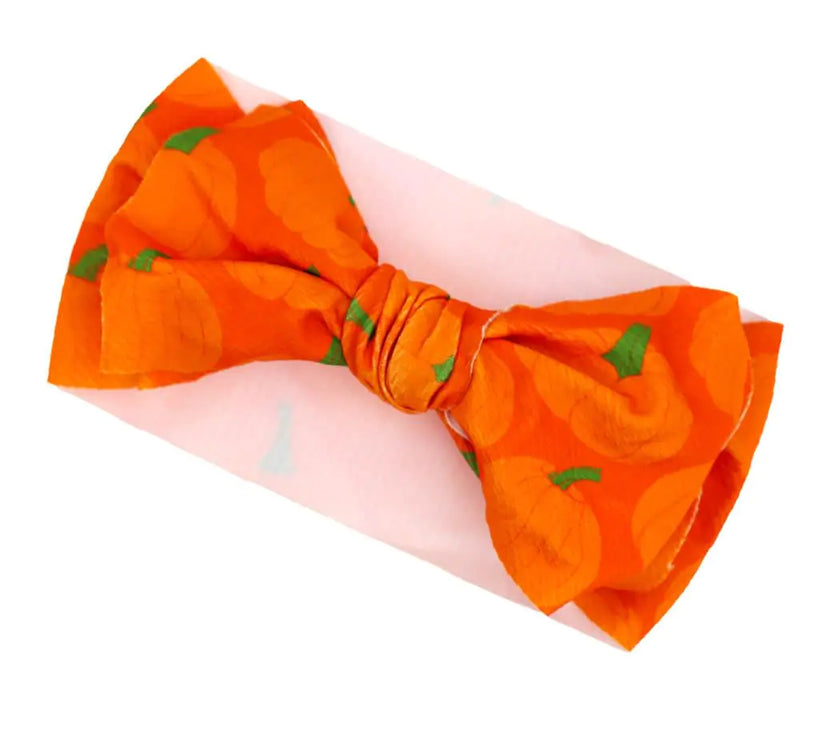 Pumpkin Spice Baby Turban Headband