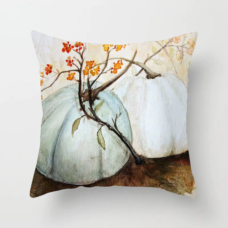 Festive Pumpkin Pillow Cover