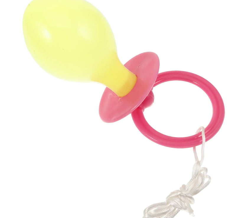 Parliky Halloween Party Pacifier Halloween Costumes Pacifiers Halloween Decor Fake Bottle Pacifier Costume Prop Large Cosplay Pacifier Dress up Pacifier Novelty Pacifier Plastic Pink