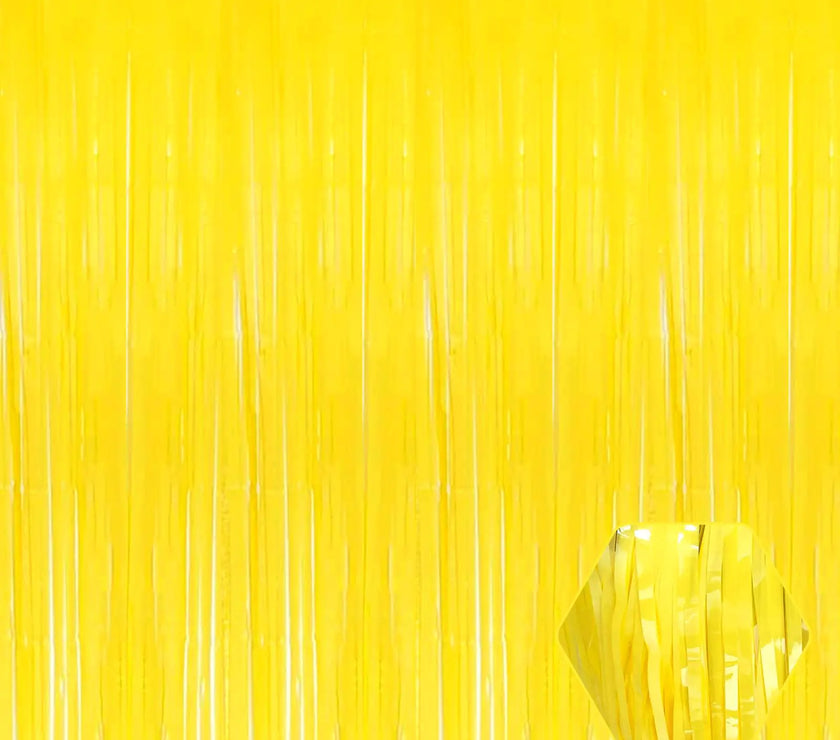 Golden Glamour Fringe Backdrop Set - 3 Pack