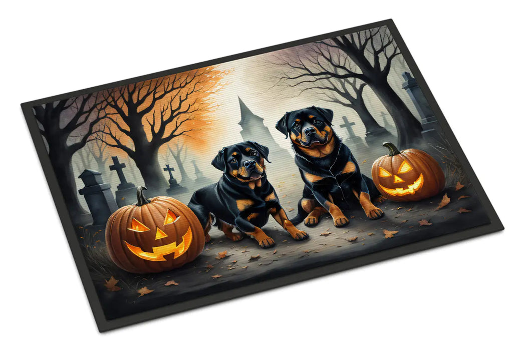 Rottweiler Haunted Entry Mat