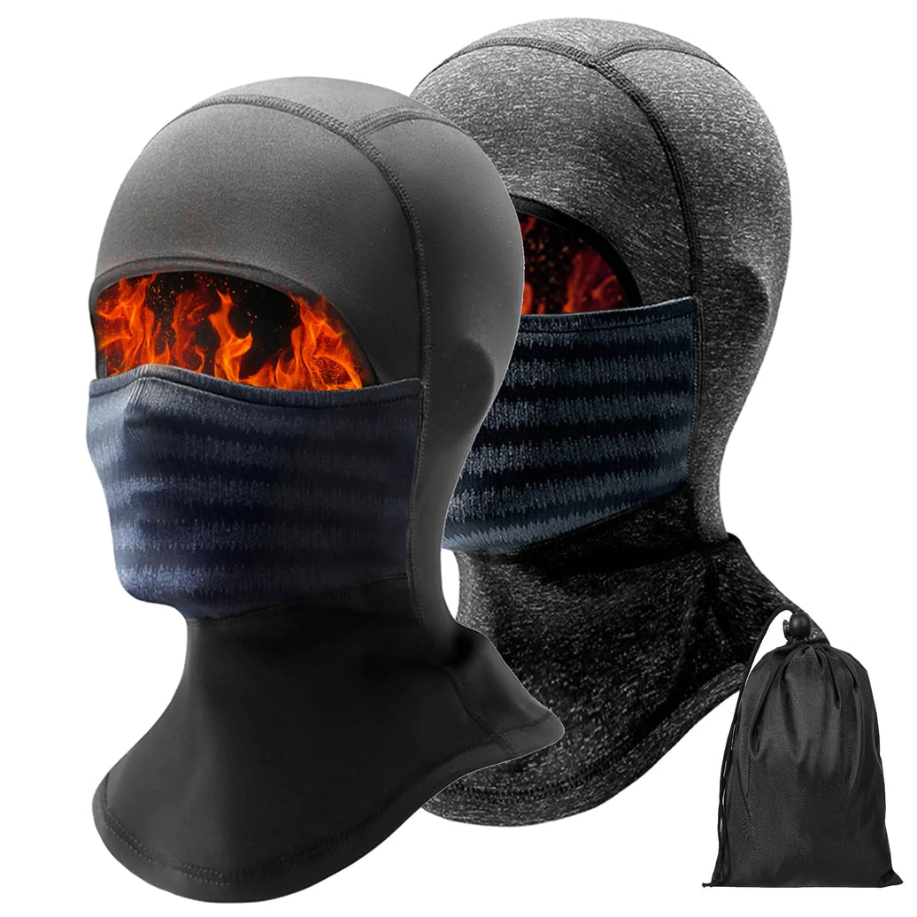Dual Pack Fleece Ski Masks for Winter Sports