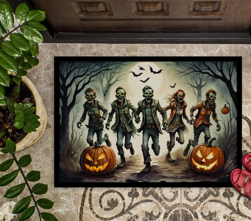 Zombie Welcome Halloween Mat