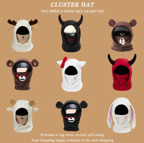 Junior Joyful Ear Ski Mask