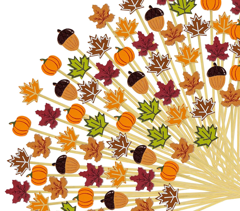 Autumn Delight 200pc Cocktail Picks
