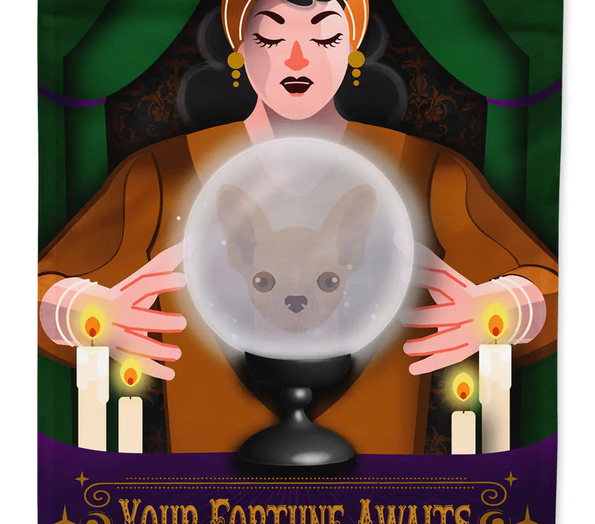 Chihuahua Spooky Season Flag