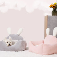 Cozy Haven Pet Nest with Washable Cushion