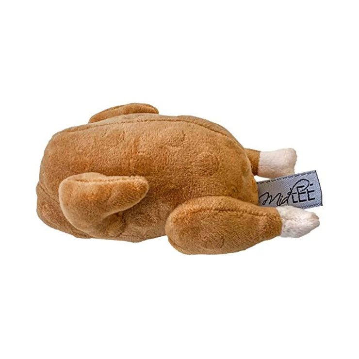 Midlee Cozy Turkey Tug Toy for Dogs (Small)