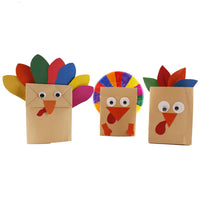 Thanksgiving Turkey Puppet Kit for Kids