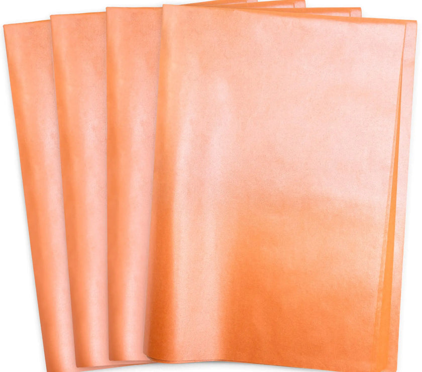 Sparkle Orange Tissue Paper 100-Pack